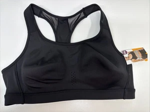 Reggiseno sportivo AVIA nero 2XL coppa modellata racerback cinghie elasticizzato - Foto 1 di 4