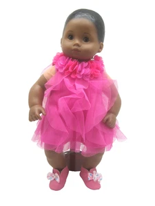 MUÑECA AMERICAN GIRL BITTY BABY 15" AFROAMERICANA 2014 CABELLO MOLDEADO OJOS MARRONES - Imagen 1 de 15
