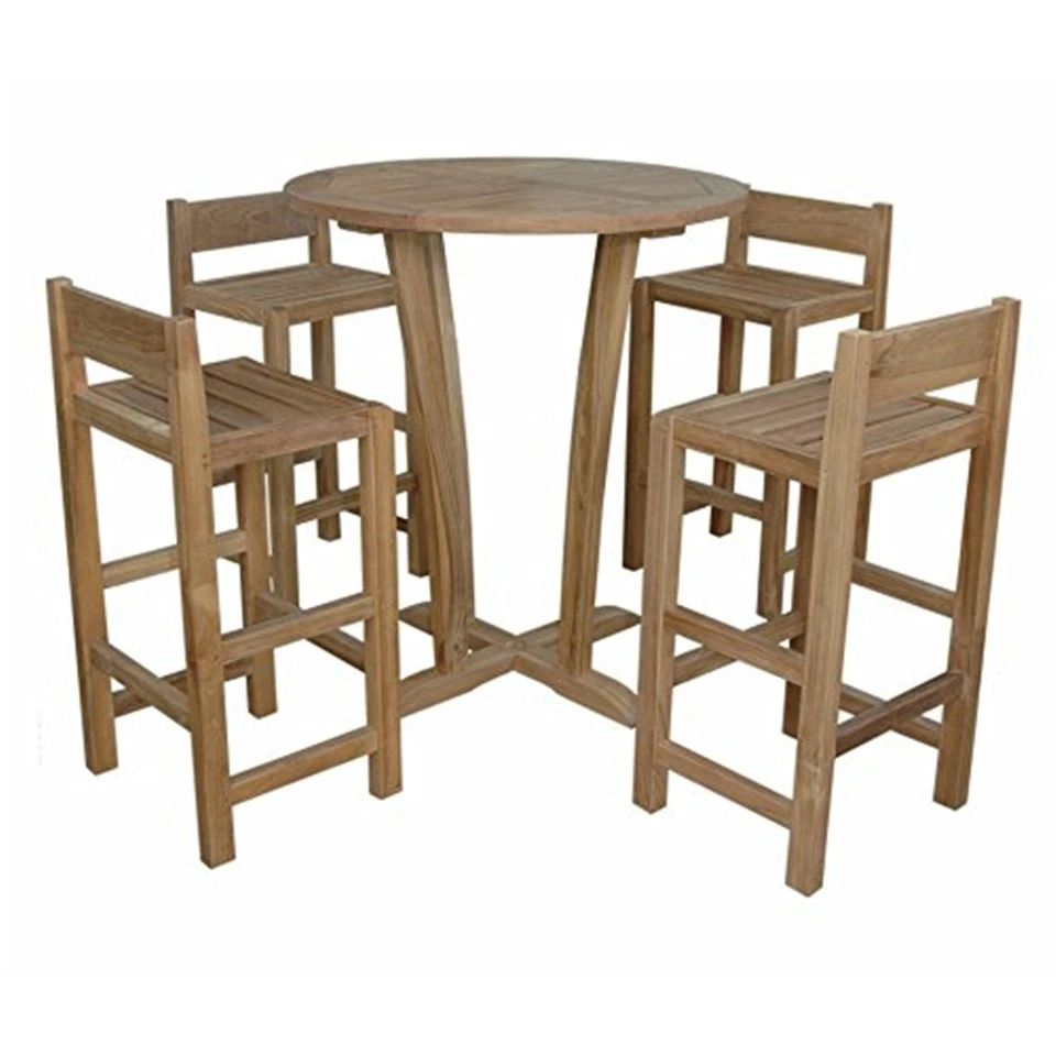 Anderson Teak Descanso Sedona 5-Pieces Bar Table - Image 1 of 1