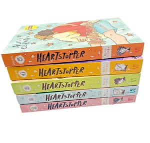 Heartstopper Books x 5 Volumes 1 to 5 by Alice Oseman Large Paperbacks VGC LGBTQ - Imagen 1 de 6