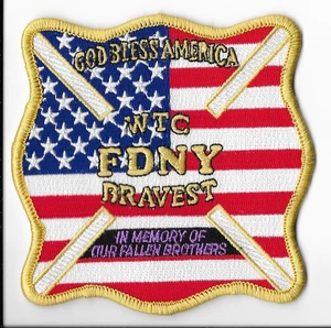 New York Fire Department (FDNY) 9-11-01 Patch V8 - Bild 1 von 2