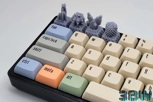 Cactus Keycap Set | Unpainted Resin Artisan Caps | Cherry MX | Succulents - Picture 1 of 10