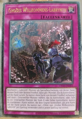 GROSSES WILLKOMMENS-LABRYNTH - OP23-DE003 Ultimate Rare / Near Mint  - Bild 1 von 2