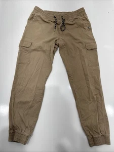 Ecko Unltd Cargo Jogginghose Herren Hose Beige Kordelzug Streetwear Gr. L - Bild 1 von 6