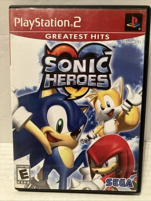 Sonic Heroes PlayStation 2 PS2 Greatest Hits No Manual Tested Works - Image 1 of 4