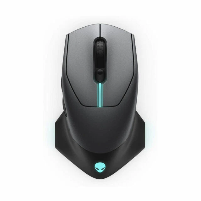 Alienware AW610M Wired/Wireless Gaming Mouse - Dark Side of The Moon - Image 1 of 1
