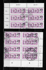Germany 1956 DDR Zentraler Kurierdienst Mint Block 14x MNH Stamp STA-9-760 - Picture 1 of 2