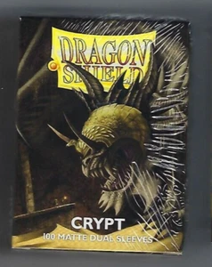 Dragon Shield Matte Crypt (100) Shield Sleeves Free Shipping - Picture 1 of 1