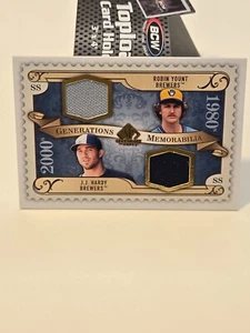 2009 UD SP LEGEND CUT ROBIN YOUNT GAME USED JERSEY GM-RY - Bild 1 von 2
