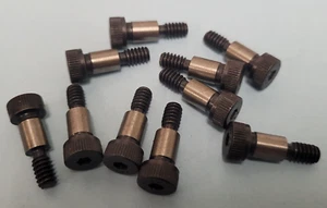 1/4 X 3/8 HEX SOCKET HEAD SHOULDER BOLT ALLOY STEEL PLAIN 10-24 THREAD (4) - Bild 1 von 2