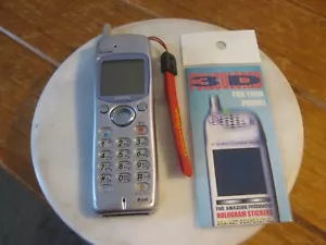 Vintage NTT Docomo P208 Phone (1990s) Curious George Strap/ Hologram - Untested - Picture 1 of 10