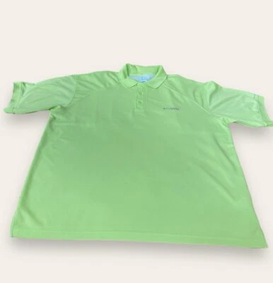 Camisa polo de pesca Columbia PFG para hombre XL verde manga corta Omni Freeze Zero Foto 1 de 4