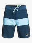 QUIKSILVER Men&#39;s Highlite Arch 19&quot; Navy Blue Stretch  Board Shorts  Size: 38
