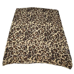 Leopard Print Scarf One Size Rectangle Animal Print Fierce Fashion Halloween - Picture 1 of 10
