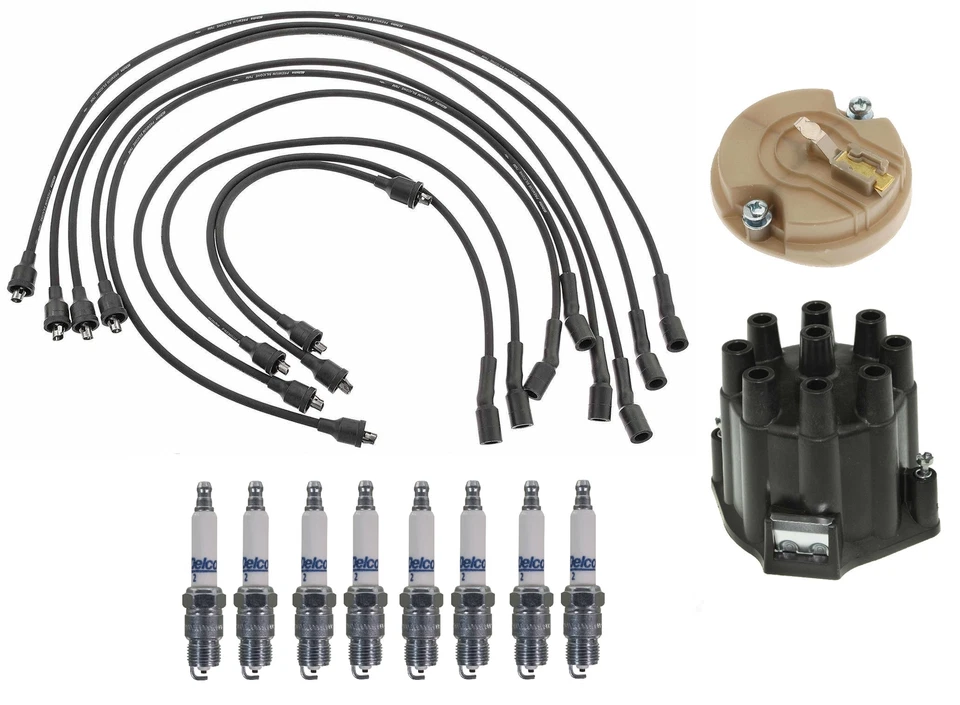 Kit de encendido ACDelco distribuidor tapa rotor cable bujías para Pontiac V8 Foto 1 de 1