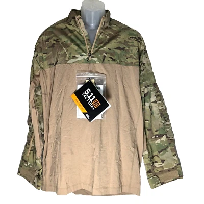5.11 Tactical Shirt Multicam XPRT Rapid Assault Combat Gear, Sz Large Camouflage - Image 1 of 4