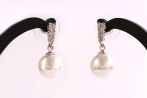 Le Bijou Ohrhänger mit Perle Premium Crystal von Swarovski cremeweiß - Bild 1 von 1
