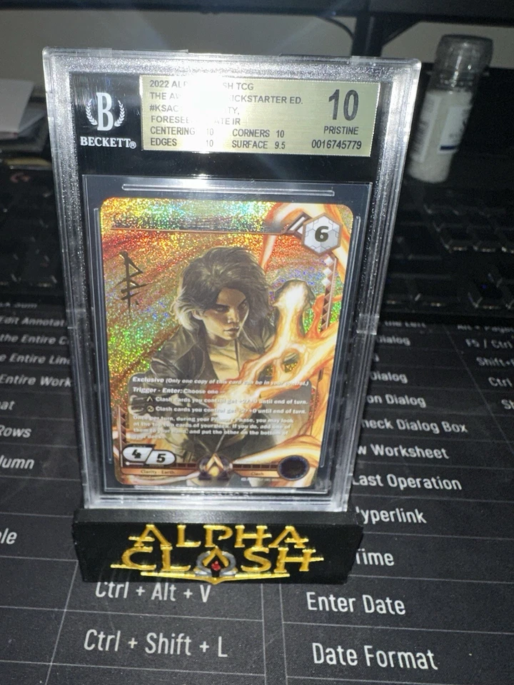 Alpha Clash TCG Kickstarter, Clarity, Foreseeing Fate (Iconic Rare) - Image 1 of 2