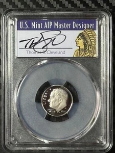 2021-S 10C Roosevelt Dime PCGS PR70DCAM First Strike Cleveland SIGN - Picture 1 of 3
