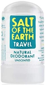 Natural Deodorant Travel Crystal By Salt Of The Earth Unscented Fragrance Free