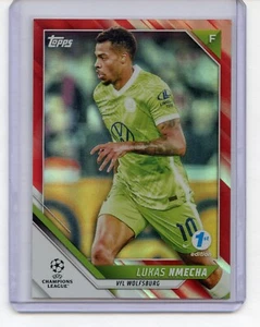 2021 Topps UCL Collection 1st Edition Lukas Nmecha Red Foil /5 #157 Rookie RC - Bild 1 von 2
