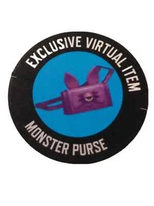 Roblox BOLSO MONSTRUO Código Solo Artículo Virtual Exclusivo / Mensaje Rápido - Imagen 1 de 1