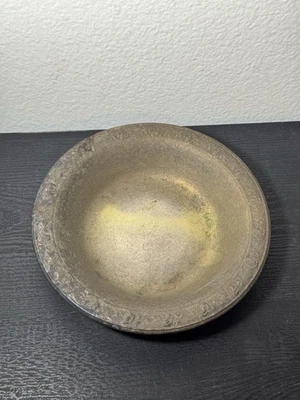 复古 Reed & Barton 镀银经典玫瑰设计碗盘未抛光 — 第 1/4 张图片