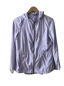 Avalanche Windbreaker Jacket Sz Small Lavender Breathable Zip Pockets - Picture 1 of 5