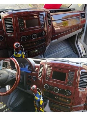 Kit de cubierta de tablero interior para Volkswagen Crafter 2006-2019 piezas de madera 61 Foto 1 de 4