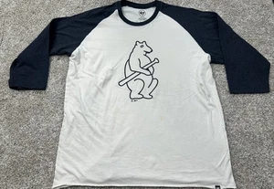 Camiseta Raglán Marca 47 Azul Marino Chicago Cubs Retro Logo Retro Para Hombre Talla XXL - Imagen 1 de 11