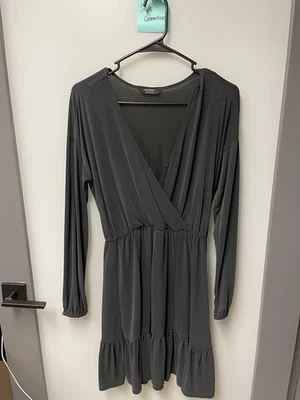 Lucky brand Ladies Black Long Sleeve Wrap Dress - Size S  - Image 1 of 3
