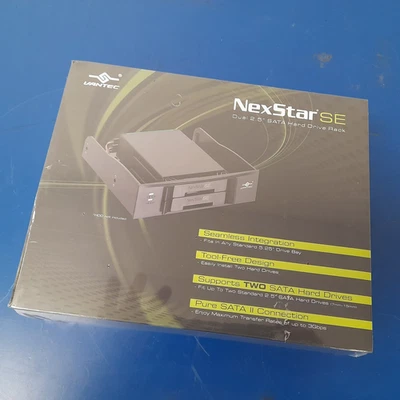 VANTEC NexStar SE Dual 2.5-Inch SATA Hard Drive Mobile Rack MRK-525ST - BLACK - Image 1 of 4