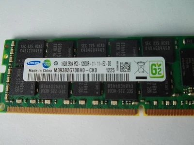 *Lot Of 2* Samsung M393B2G70BH0-CK0 16GB PC3-12800R ECC RAM DDR3 (V3365) - Image 1 of 3