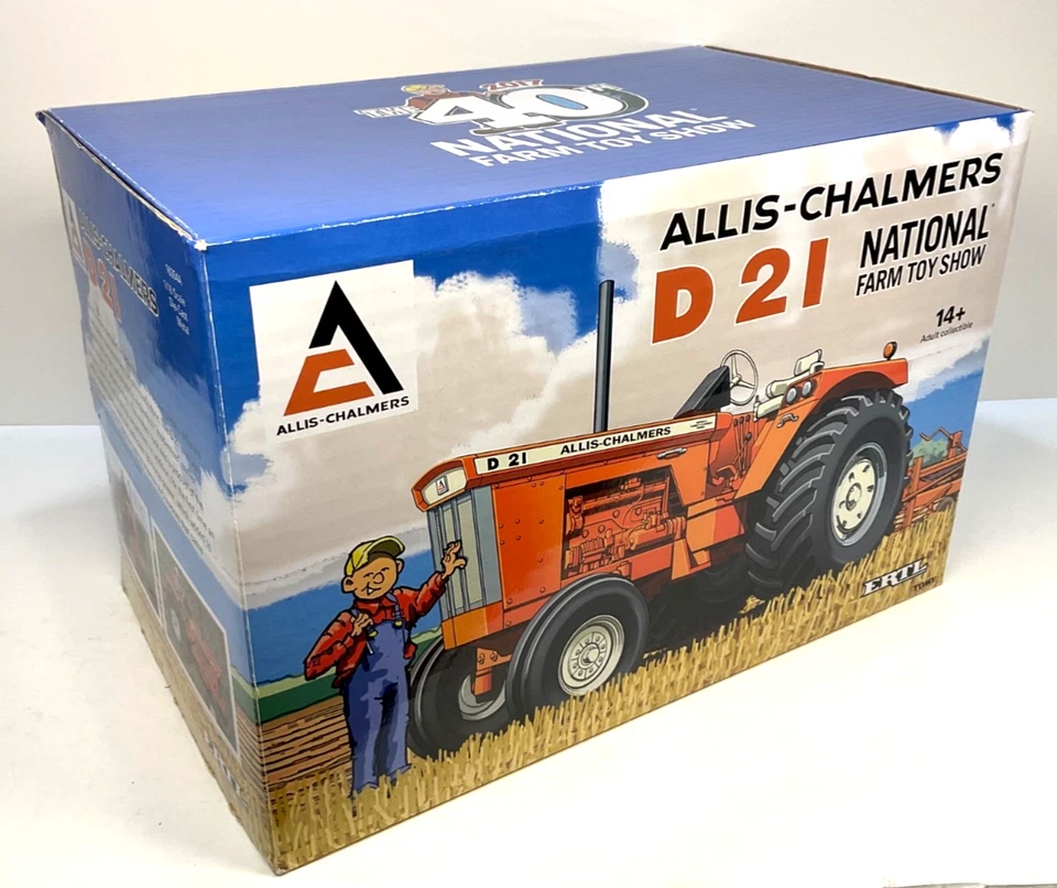 Allis Chalmers D21 Farm Tractor National Farm Show 2017 Model Ertl 1/16th Scale - Image 1 of 4