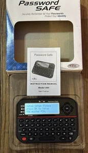 Password Safe RecZone- Model 595 - Black - Open Box - New / Unused - Afbeelding 1 van 8
