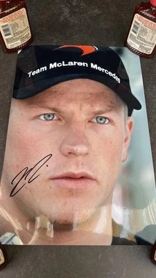 Kimi Räikkönen Autogramm Auf Original Pressefoto 45x30cm - Bild 1 von 3