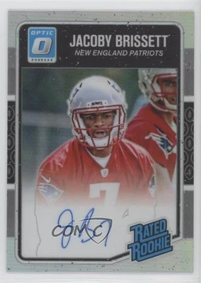 2016 Donruss Optic Rated Holo Signatures /99 Jacoby Brissett #170 Rookie Auto RC - Image 1 of 2