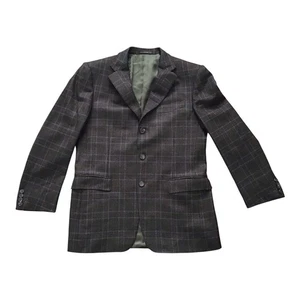 Abrigo deportivo Ermenegildo Zegna Heritage para hombre Blazer lana a cuadros talla 48 C - Imagen 1 de 13