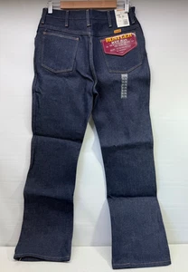 Vintage RUSTLER BOOT JEAN Herren 32x30 Reg Fit Dark Wash Baumwolle Denim Jeans Neu aus altem Lagerbestand - Bild 1 von 9