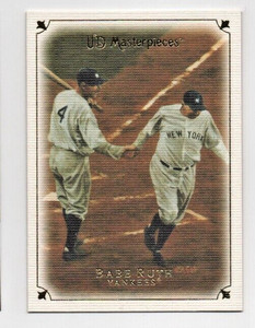 2007 UD Masterpieces Babe Ruth Yankees A-1146