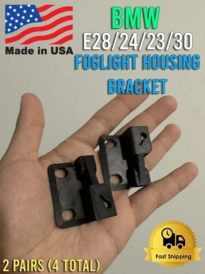 Juego de 4 soportes de repuesto para carcasa de faros antiniebla BMW E30 E28 E24 E23 | 12342004  Foto 1 de 2
