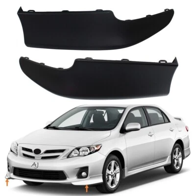 Front Valance Lower Bumper Spoiler Set For 2011-2013 Toyota Corolla S Primed - Imagem 1 de 4