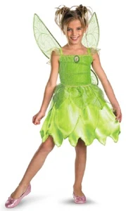 Tinker Bell Disney Pixie Tink Fairy Rescue Fancy Dress Halloween Child Costume - Picture 1 of 10