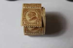 1925 U.S. Postage Unused Coil Roll Scott #598 Brown 1 1/2 Cents - Picture 1 of 9