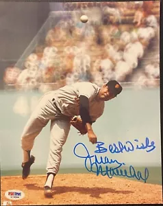 Juan Marichal Signature 8x10 Autograph 8x10 Photo PSA/DNA w/ Inscription - Picture 1 of 2
