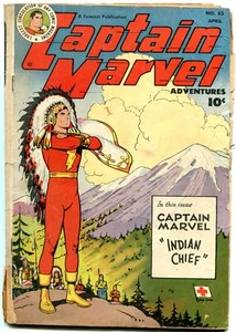 Captain Marvel Adventures #83 1948- Indian Chief cover- Golden Age - Picture 1 of 2