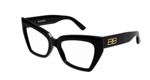 Gafas para mujer Balenciaga BB0275O 001 negras ojo de gato - Imagen 1 de 3