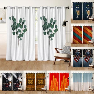 3D Fashion Nordic Series Printed Bedroom Living Room Sunshade Curtains - Picture 1 of 21