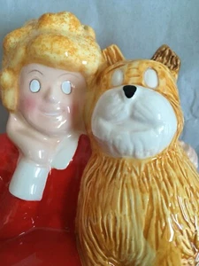 Applause Little ORPHAN ANNIE & DOG SANDY COIN BANK FIGURINE New in Box - Picture 1 of 11