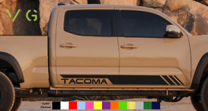 🌟 2x Toyota Tacoma Vinyl Decal Sticker Graphics TRD Off Road 4x4 Side ANY COLOR
